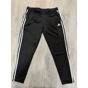 Adidas Women's Tiro 19 Soccer Pants Size Large Tapered Fit Black White